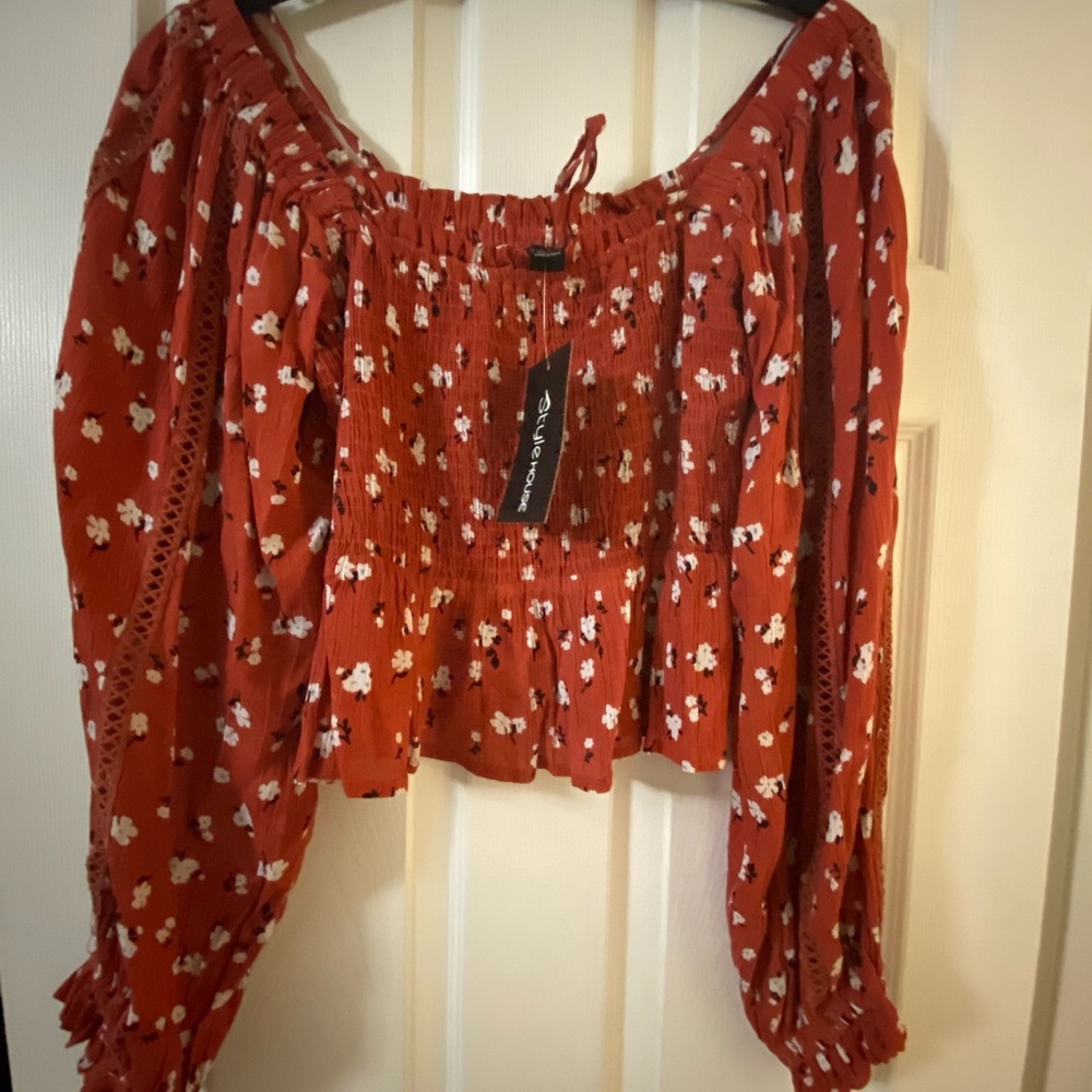 Orange Stylehouse Blouse